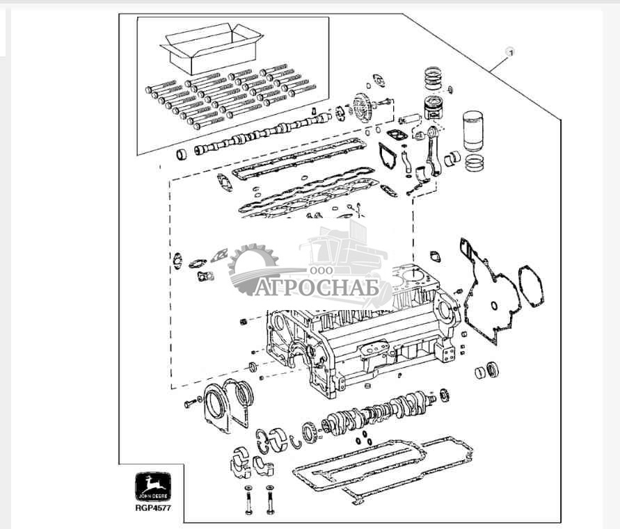 4634 Short Block Assembly 